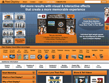 Tablet Screenshot of flexidisplay.com